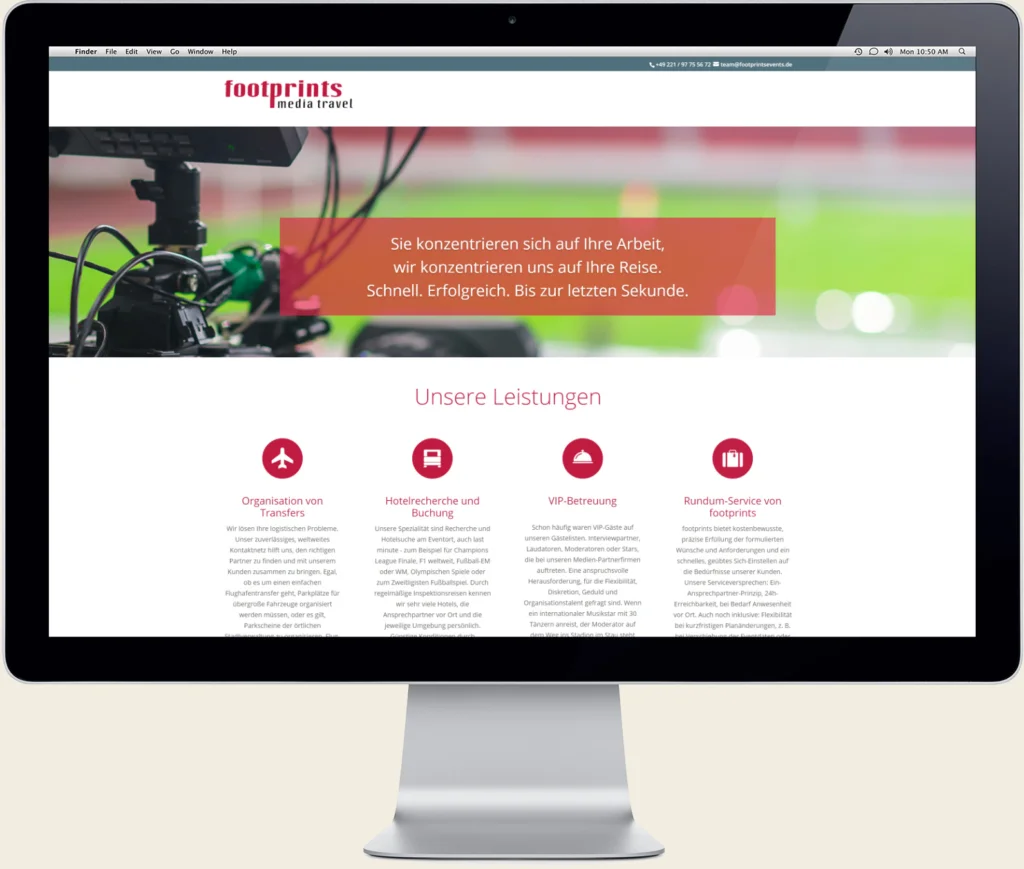 Website Footprints Media Travel