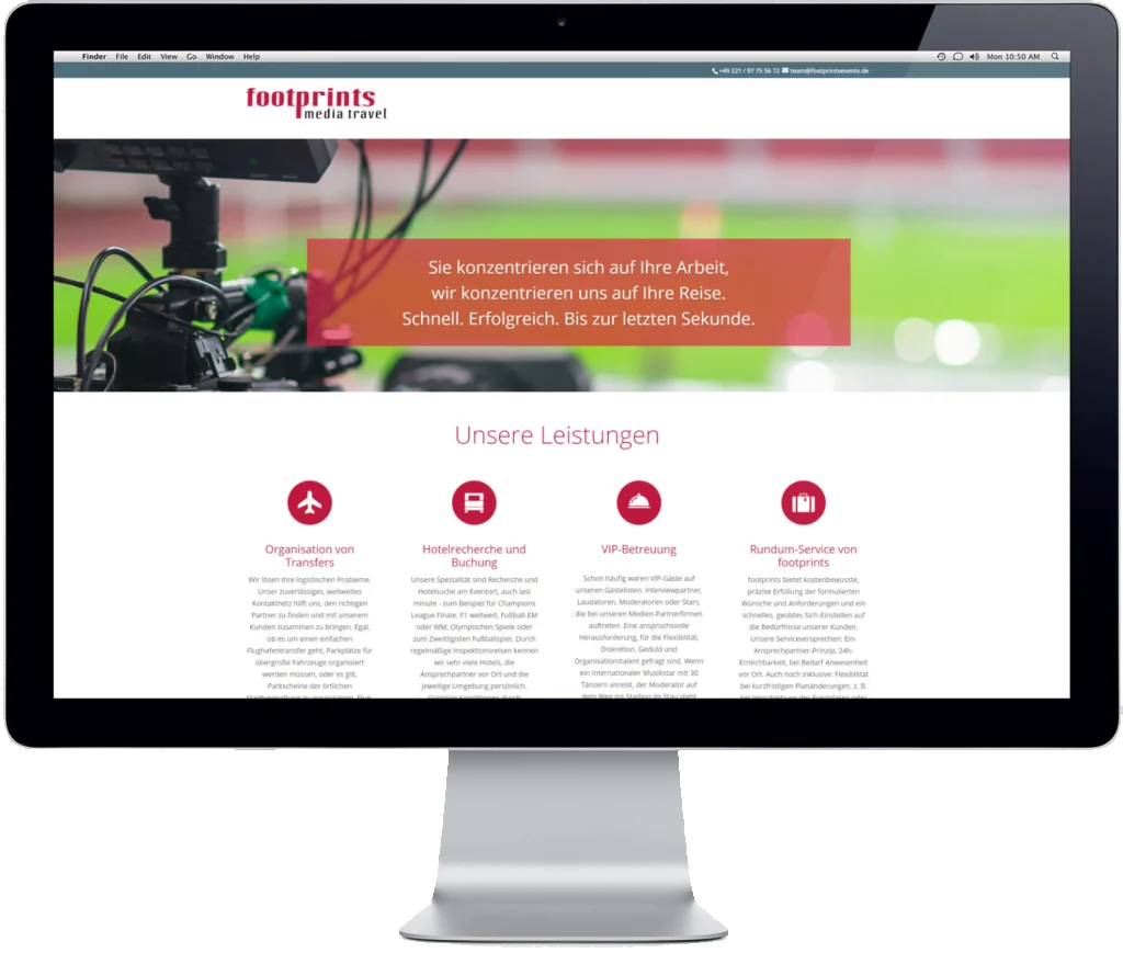 Website Footprints Media Travel