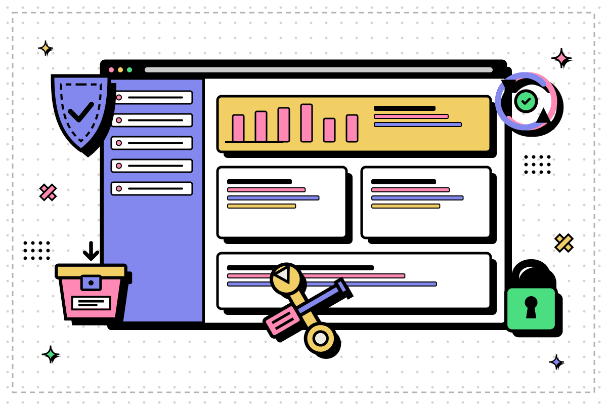 Wartung von WordPress-Websites mit Sicherheit, Updates, Backups und Performance-Monitoring
